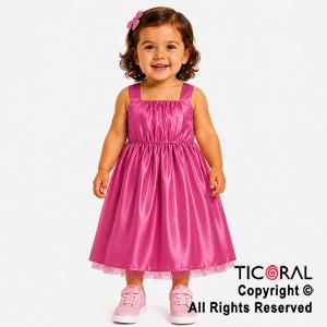 DISFRAZ PRINCESA LARGO CON BRETEL ROSA TALLE 0